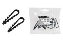 Дюбель-хомут ДХК-10 для круглого кабеля 5-10мм нейлон черный (10шт)  TDM