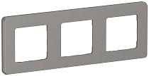 IEKINSPIRIA Рамка 3-местная 6739571 дымчатый IEK