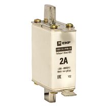 Плавкая вставка ППН-33 100/  2А габарит 00С EKF PROxima