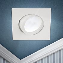 Светильник встраиваемый алюминиевый ЭРА KL87 WH MR16/GU5.3 белый