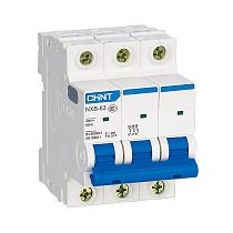 Автоматический выключатель NXB-63 3P 16A 6кА х-ка D (R) CHINT Автоматический выключатель NXB-63 3P 16A 6кА х-ка D (R) CHINT