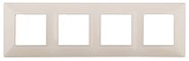 Рамка ЭРА Elegance 14-5004-02 для выключателей и розеток четверная пластик слон.кость
