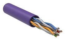 ITK Витая пара U/UTP кат.6 4х2х23AWG LSZH фиолетовый (305м) IEK