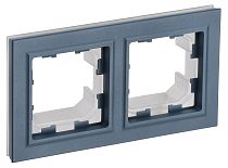 BRITE Рамка 2-местная IP44 РУ-2-БрМ-44 маренго  IEK
