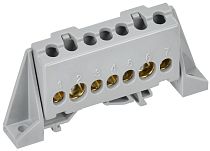 TEKFOR Шина L "фаза" в комбинированном DIN-изоляторе "Стойка" 8х12-7-Ср IEK