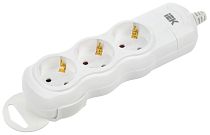 Розетка переносная разборная РПр03 3 места  IEK