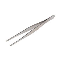 Пинцет прямой, рифленый 125мм (блистер) REXANT