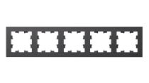 AtlasDesign Базальт Рамка 5-постовая, универсальная Systeme Electric (Schneider Electric) AtlasDesign Базальт Рамка 5-постовая, универсальная Systeme Electric (Schneider Electric)