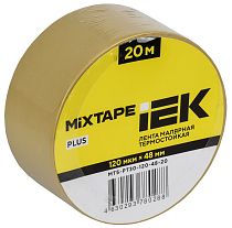 MIXTAPE PLUS Лента малярная термостойкая 120мкм 48ммх20м IEK