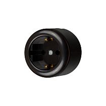 Розетка 1-местная, 220B, Schuco, евростандарт, керамика, черный JANTERA Розетка 1-местная, 220B, Schuco, евростандарт, керамика, черный JANTERA