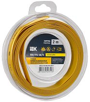 Трубка термоусадочная ТТУ нг-LS 10/5 желтая (2м/упак)  IEK