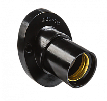 Патрон Е27 Ф П-02 Е27 карболитовый настенный IN HOME