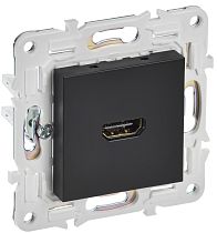 SKANDY Розетка HDMI SK-H01Bl черный IEK SKANDY Розетка HDMI SK-H01Bl черный IEK