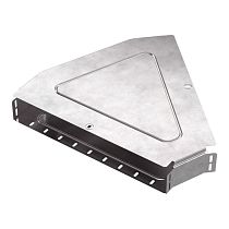 Угол горизонтальный 45 градусов с крышкой Стандарт 500х80 Промрукав Угол горизонтальный 45 градусов с крышкой Стандарт 500х80 Промрукав