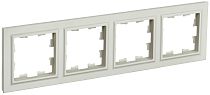 BRITE Рамка 4-местная РУ-4-БрКр бежевый IEK BRITE Рамка 4-местная РУ-4-БрКр бежевый IEK