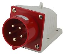 Вилка стационарная ЭРА 515 3Р+РЕ+N 16А  380В IP44
