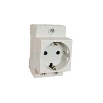 Розетка AC30-111 с заземляющим контактом на DIN-рейку CHINT