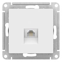 AtlasDesign Лотос Розетка телефонная RJ11, механизм Systeme Electric (Schneider Electric)