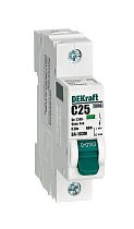 Авт. выкл. без теплозащиты 1P 25А х-ка C 6кА ВА-103M DEKraft