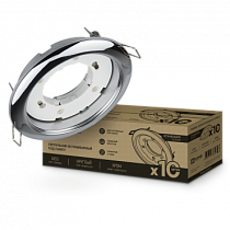 Светильник встраиваемый GX53R-standard RC-10PACK металл под лампу GX53 230В хром (10 шт./упак.) IN HOME Светильник встраиваемый GX53R-standard RC-10PACK металл под лампу GX53 230В хром (10 шт./упак.) IN HOME
