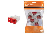 Клемма строительно-монтажная КБМ-2273-232 (2,5мм2) с пастой (5 шт/упак)  TDM