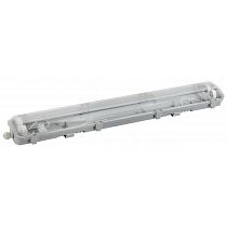 Светильник ЭРА SPP-102-0-002-120 IP65 под 2 светодиодные лампы T8 G13 2x1276 c рассеивателем из поликарбоната Светильник ЭРА SPP-102-0-002-120 IP65 под 2 светодиодные лампы T8 G13 2x1276 c рассеивателем из поликарбоната