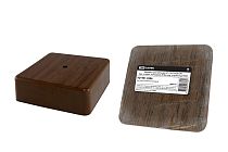 Коробка распаячная КР 75х75х28 ОП бук, с клем. колодкой, IP40, инд. штрихкод  TDM