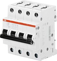 Автоматический выключатель четырехполюсный C 40А 6кА S204 ABB