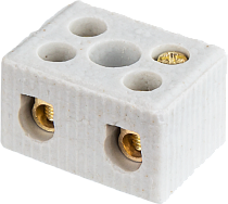 Колодка зажимная винтовая керамическая КЗВ NTB-HCR-2-35/WH (уп.40шт) Navigator Колодка зажимная винтовая керамическая КЗВ NTB-HCR-2-35/WH (уп.40шт) Navigator