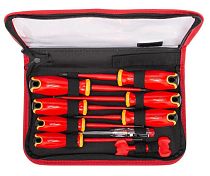 Набор диэлектрических отверток НИО-2210к серия СЛИМ для работ под напряжением до 1000 В