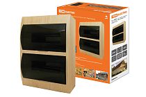 Бокс ЩРН-П-24 модулей навесной пластик IP41 "Эко" (сосна)  TDM