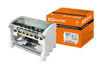 Модульный распределительный блок на DIN-рейку МРБ-100 2П 100А 2х7 групп  TDM Модульный распределительный блок на DIN-рейку МРБ-100 2П 100А 2х7 групп  TDM