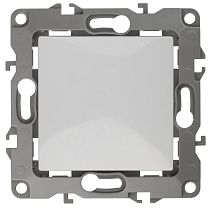 Выключатель ЭРА 12 12-1103-01 10А 250В белый одноклавишный проходной