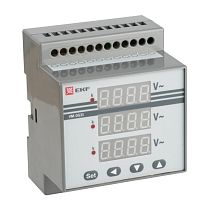 VD-G33 Вольтметр цифровой на DIN трехфазный EKF PROxima