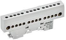 TEKFOR Шина L "фаза" изолированная на универсальном держателе 8х12-14-Ср IEK