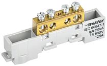 TEKFOR Шина L "фаза" неизолированная на универсальном держателе 8х12-4-Ср IEK