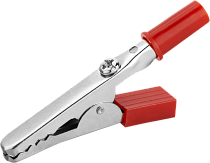 Зажим ОНЛАЙТ 80 854 OAC-5A-55-R25 (крокодил,красный, 5 А)