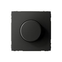 ArtGallery Базальт Светорегулятор (диммер) поворотно-нажимной, LED, RC, 400Вт, механизм Systeme Electric (Schneider Electric)