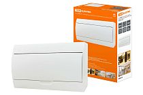 Бокс ЩРН-П-18модулей с белой крышкой, навесной, пластик IP41  TDM Бокс ЩРН-П-18модулей с белой крышкой, навесной, пластик IP41  TDM