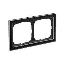 ARTGALLERY PURE 2-постовая РАМКА, ОРГАНИЧЕСКОЕ СТЕКЛО ЧЕРНЫЙ