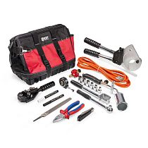 Набор инструментов для монтажа муфт НИМ-3 «Сшитик» 9 предметов в сумке (КВТ)