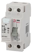 Устройство защитного отключения ЭРА SIMPLE-mod-42 УЗО ВД-40 2P 25А/30мА (электронное) Устройство защитного отключения ЭРА SIMPLE-mod-42 УЗО ВД-40 2P 25А/30мА (электронное)