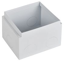 PRIMER Коробка напольная металлическая для лючка на 8 модулей высота 108мм IEK