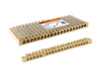 Шина "N" нулевая 6х9мм 20/2 (20 групп/крепеж по краям)  TDM