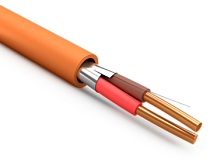 Кабель монтажный для ОПС огнестойкий экранированный КПСЭнг(А)-FRLS 1х2х0,5 (упак. 200м)