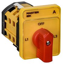 Переключатель кулачковый стандартная рукоятка 63А схема 98 IEK Переключатель кулачковый стандартная рукоятка 63А схема 98 IEK