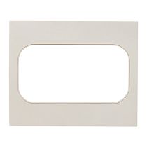 Стокгольм Рамка для розетки 2-местная белая  EKF PROxima