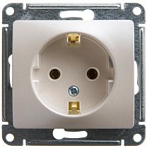 Glossa Перламутр Розетка с заземлением, 16А Systeme Electric (Schneider Electric) Glossa Перламутр Розетка с заземлением, 16А Systeme Electric (Schneider Electric)