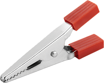 Зажим ОНЛАЙТ 80 851 OAC-5A-52-R25 (крокодил,красный, 5 А)