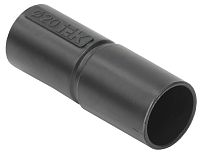Муфта труба-труба GI20G черный  IEK